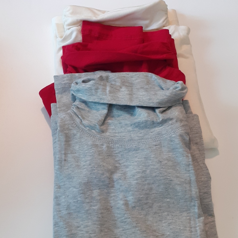 3 Turtlenecks (New w/ tag) 6-6x